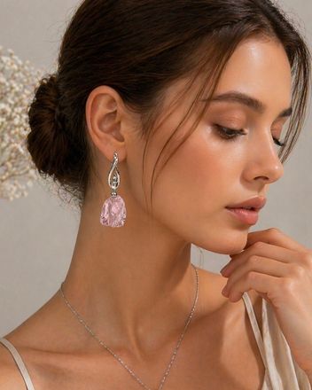 Серьги «Розовая нежность»