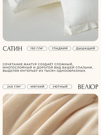 Комплект постельного белья Сатин Velvet Premium/Вельвет Премиум с Одеялом
					VP007