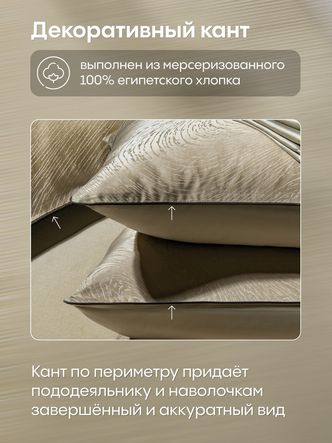 Комплект постельного белья Сатин-Жаккард Тессоро MT001