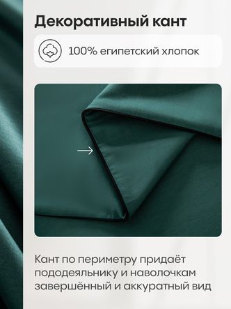Комплект постельного белья Однотонный Сатин Элитный OCE009