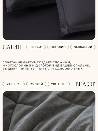 Комплект постельного белья Сатин Velvet Premium/Вельвет Премиум с Одеялом
					VP004