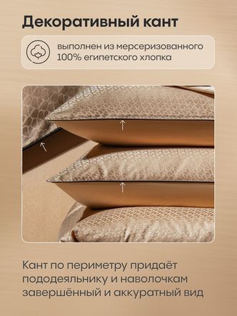 Комплект постельного белья Сатин-Жаккард Тессоро MT007