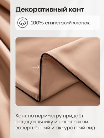 Комплект постельного белья Однотонный Сатин Элитный OCE015